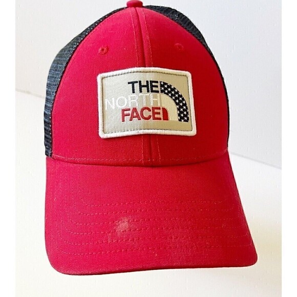 The North Face Other - The North Face Baseball Trucker Hat Red White Blue Snapback 4th July USA Cap